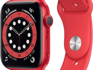 Apple Watch Series 6 GPS, cassa in alluminio PRODUCT (RED) da 40 mm con cinturino sportivo PRODUCT (RED) - Regular (Ricondizionato)